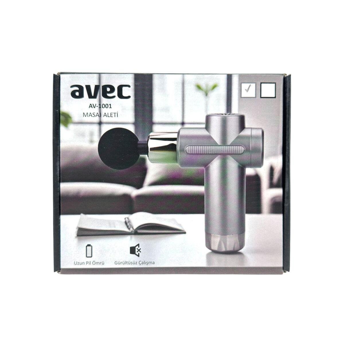 Avec AV-1001 4 Başlıklı Şarjlı Masaj Aleti