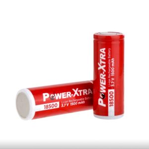 Power-Xtra 18500 3.7V 1500 mAh Li-ion Pil